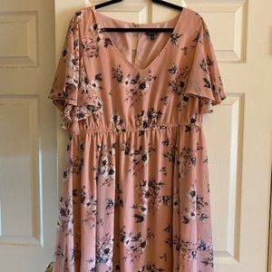 Light Pink/ Floral Party Dress